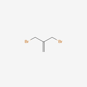 Chemical structure of 3-Bromo-2-(bromomethyl)prop-1-ene
