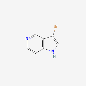 Chemical structure of 3-Bromo-5-azaindole