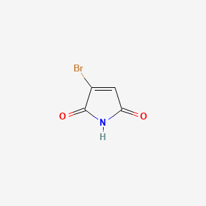 Chemical structure of 3-Bromo-1H-pyrrole-2,5-dione