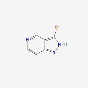Chemical structure of 3-bromo-1H-pyrazolo[4,3-c]pyridine