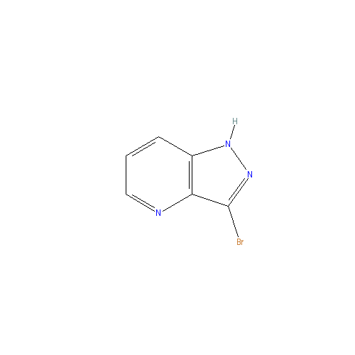 Chemical structure of 3-bromo-1H-pyrazolo[3,4-b]pyridine