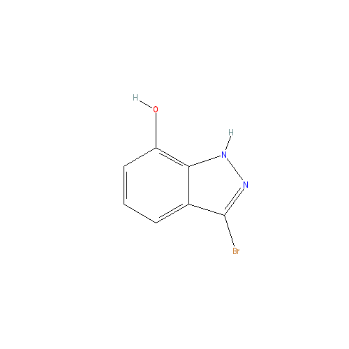 Chemical structure of 3-Bromo-1H-indazol-7-ol