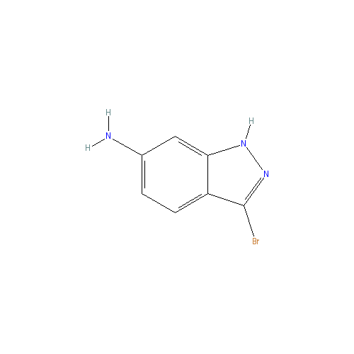 Chemical structure of 3-Bromo-1H-indazol-6-amine