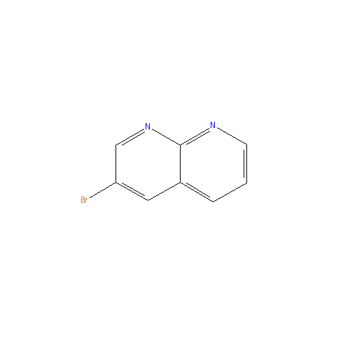 Chemical structure of 3-Bromo-1,8-naphthyridine