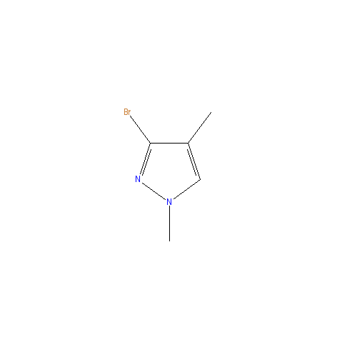 Chemical structure of 3-Bromo-1,4-dimethyl-1H-pyrazole