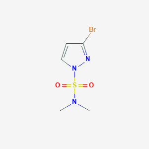 Chemical structure of 3-BroMo-1-(diMethylsulfaMoyl)pyrazole