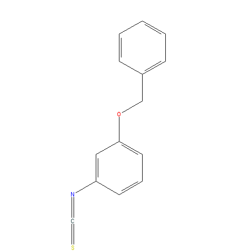 Chemical structure of 3-Benzyloxyphenyl isothiocyanate