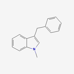 Chemical structure of 3-Benzyl-1-methyl-1H-indole