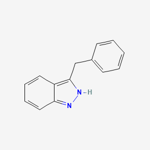 Chemical structure of 3-Benzyl-1H-indazole
