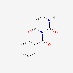 Chemical structure of 3-Benzoyluracil