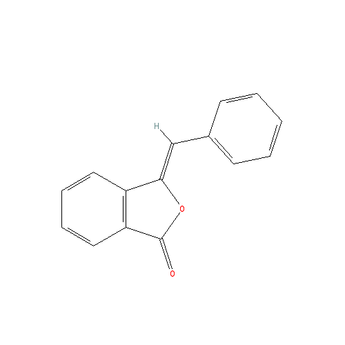 Chemical structure of 3-Benzalphthalide