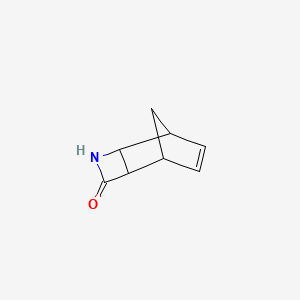 Chemical structure of 3-Azatricyclo[4.2.1.02,5]non-7-en-4-one