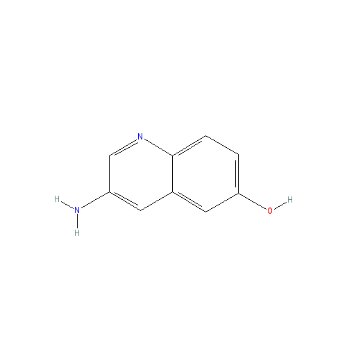 Chemical structure of 3-Aminoquinolin-6-ol