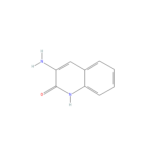 Chemical structure of 3-Aminoquinolin-2(1H)-one