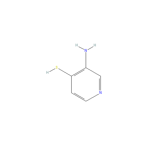 Chemical structure of 3-Aminopyridine-4-thiol