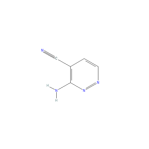 Chemical structure of 3-Aminopyridazine-4-carbonitrile