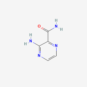 Chemical structure of Aminopyrazine carboxamide