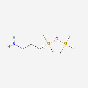 Chemical structure of 3-AMINOPROPYLPENTAMETHYLDISILOXANE