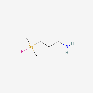 Chemical structure of 3-AMINOPROPYLDIMETHYLFLUOROSILANE