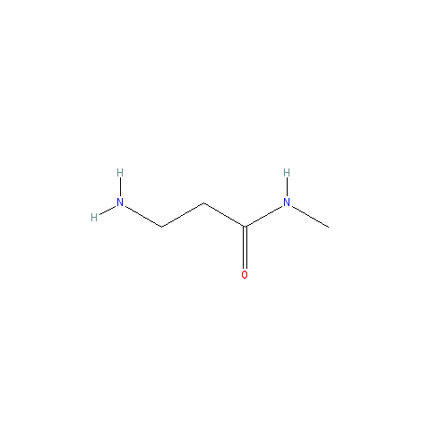 Chemical structure of 3-Amino-N-methylpropanamide hydrochloride