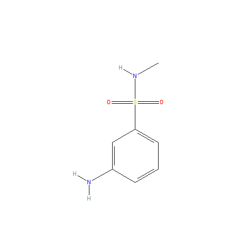 Chemical structure of 3-Amino-N-methylbenzenesulfonamide