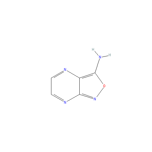 Chemical structure of 3-Aminoisoxazolo[4,5-b]pyrazine