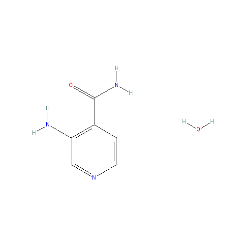 Chemical structure of 3-Aminoisonicotinamide Monohydrate