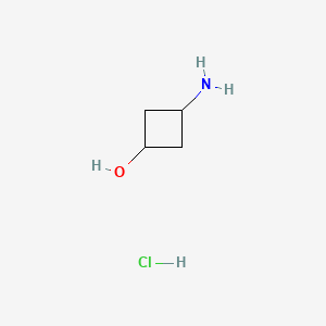 Chemical structure of 3-Aminocyclobutanol hydrochloride