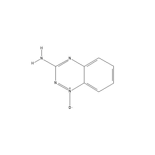 Chemical structure of 1,2,4-Benzotriazin-3-amine, 1-oxide