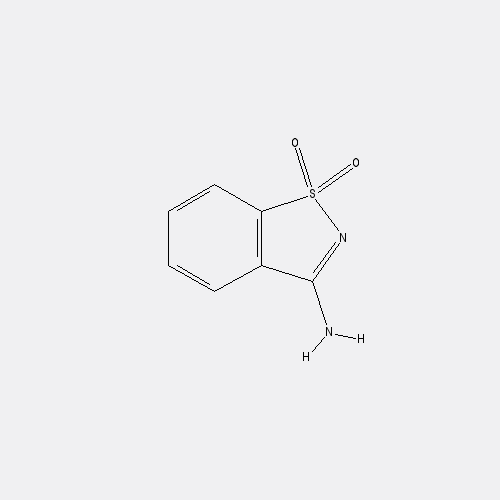 Chemical structure of 3-Aminobenzo[d]isothiazole 1,1-dioxide