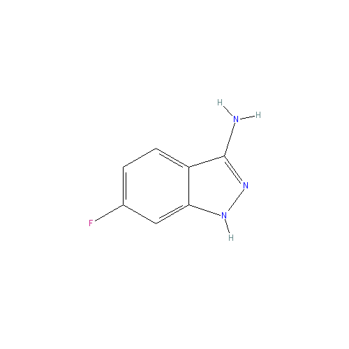 Chemical structure of 6-fluoro-1H-indazol-3-amine