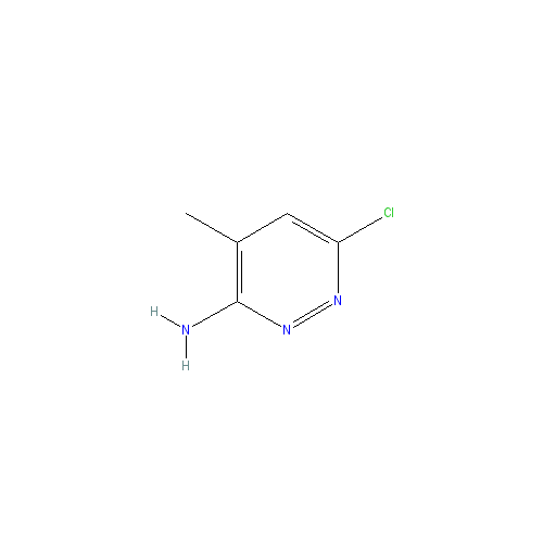 Chemical structure of 6-Chloro-4-methylpyridazin-3-amine
