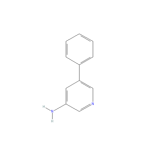 Chemical structure of 5-Phenylpyridin-3-amine