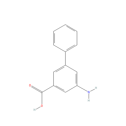 Chemical structure of 3-Amino-5-phenylbenzoic acid