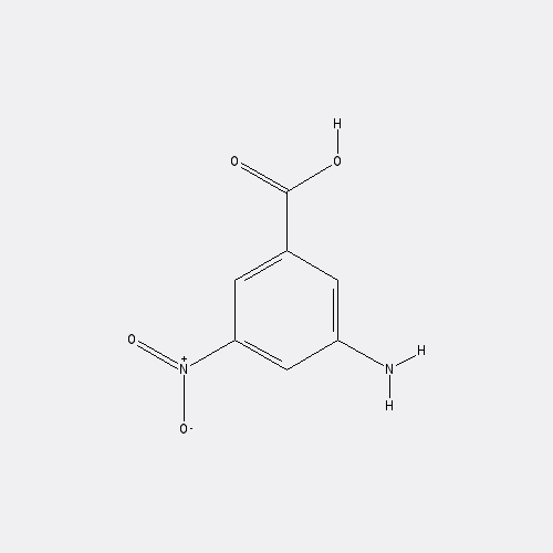 Chemical structure of 3-Amino-5-nitrobenzoic acid