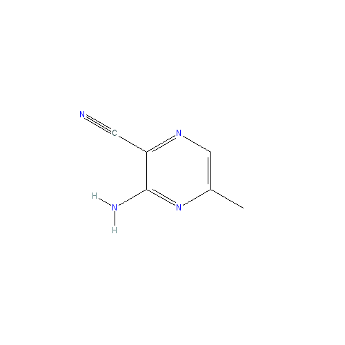 Chemical structure of 3-Amino-5-methylpyrazine-2-carbonitrile