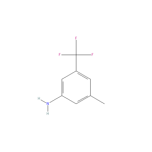 Chemical structure of 3-Amino-5-methylbenzotrifluoride