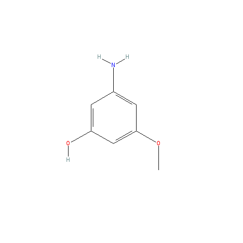 Chemical structure of 3-Amino-5-methoxyphenol