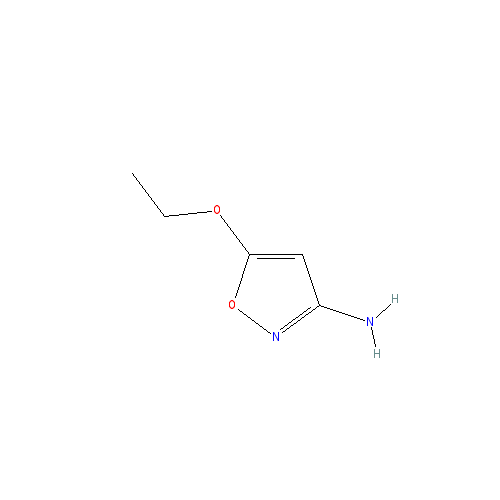Chemical structure of 3-Amino-5-ethoxyisoxazole