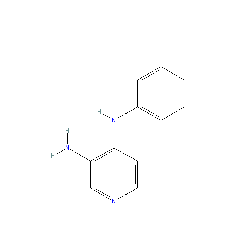 Chemical structure of 3-Amino-4-phenylaminopyridine