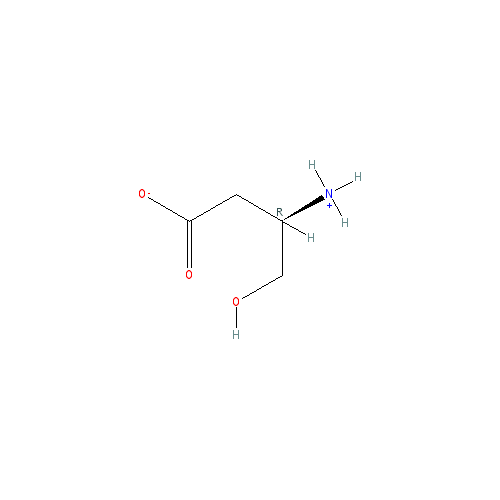 Chemical structure of 3-Amino-4-hydroxybutyric acid