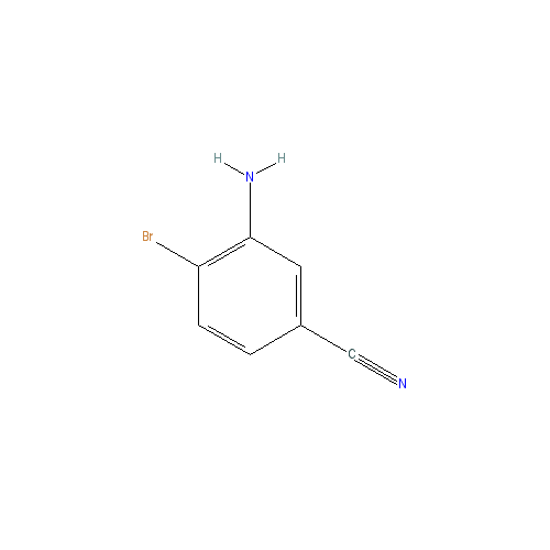 Chemical structure of 3-Amino-4-bromobenzonitrile