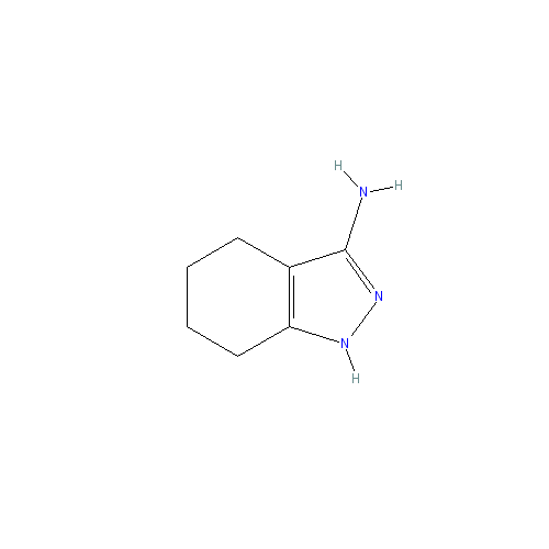 Chemical structure of 4,5,6,7-tetrahydro-2H-indazol-3-amine hydrochloride