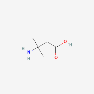 Chemical structure of 3-Amino-3-Methylbutanoic Acid