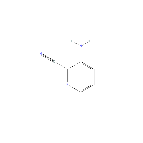 Chemical structure of 3-Amino-2-pyridinecarbonitrile