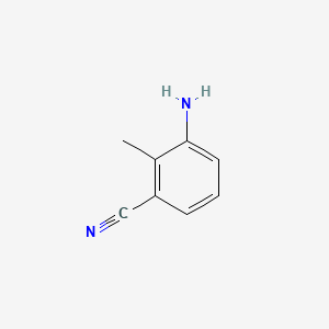 Chemical structure of 3-Amino-2-methylbenzonitrile