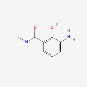 Chemical structure of 3-Amino-2-hydroxy-N,N-dimethylbenzamide