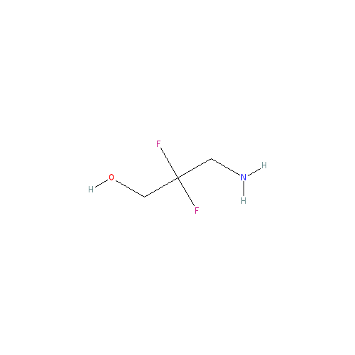 Chemical structure of 3-Amino-2,2-difluoropropan-1-ol