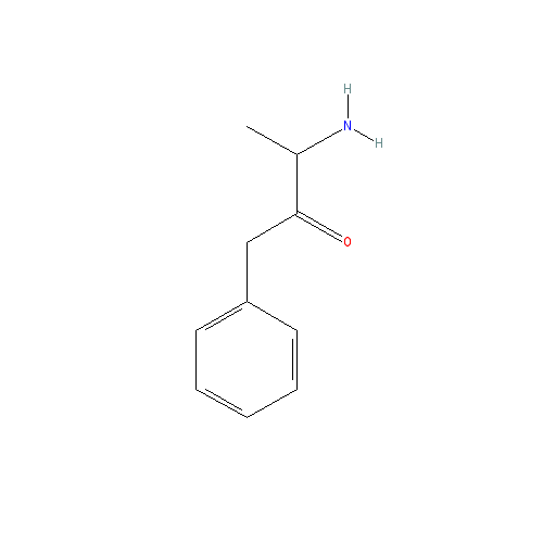 Chemical structure of 3-Amino-1-phenylbutan-2-one hydrochloride