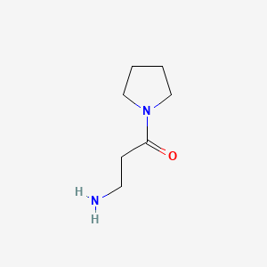 Chemical structure of 3-Amino-1-(pyrrolidin-1-yl)propan-1-one